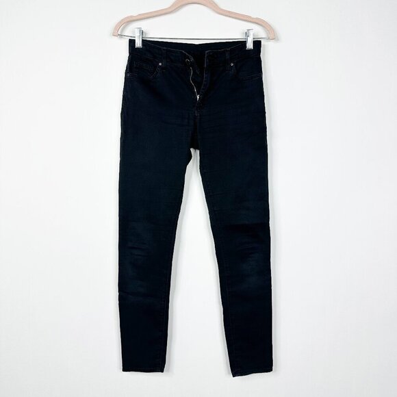 2/$30 Topshop Moto Jamie Jeans High Rise Ankle Skinny Licorice Black 26 #9398 - Picture 5 of 13